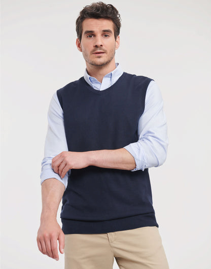 V-Neck Sleeveless Knitted Pullover