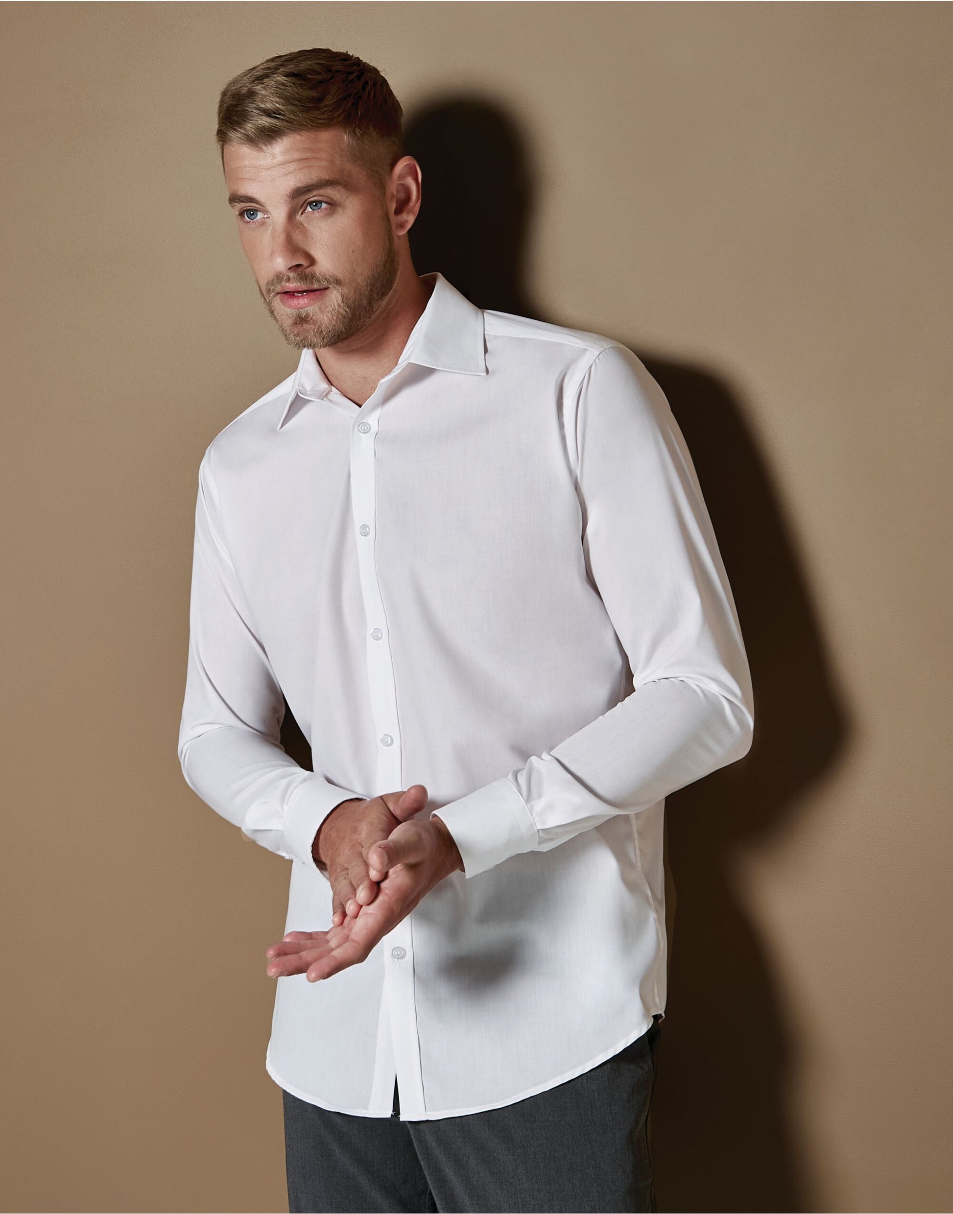 Slim Fit L/Sleeve Business Shirt