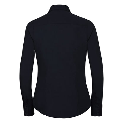 Ladies' L/Sleeve Polycotton Shirt