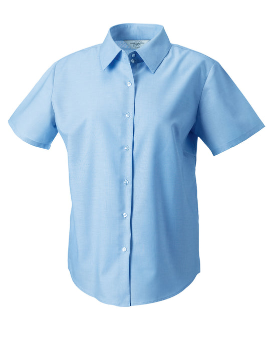 Ladies' S/Sleeve Oxford Shirt