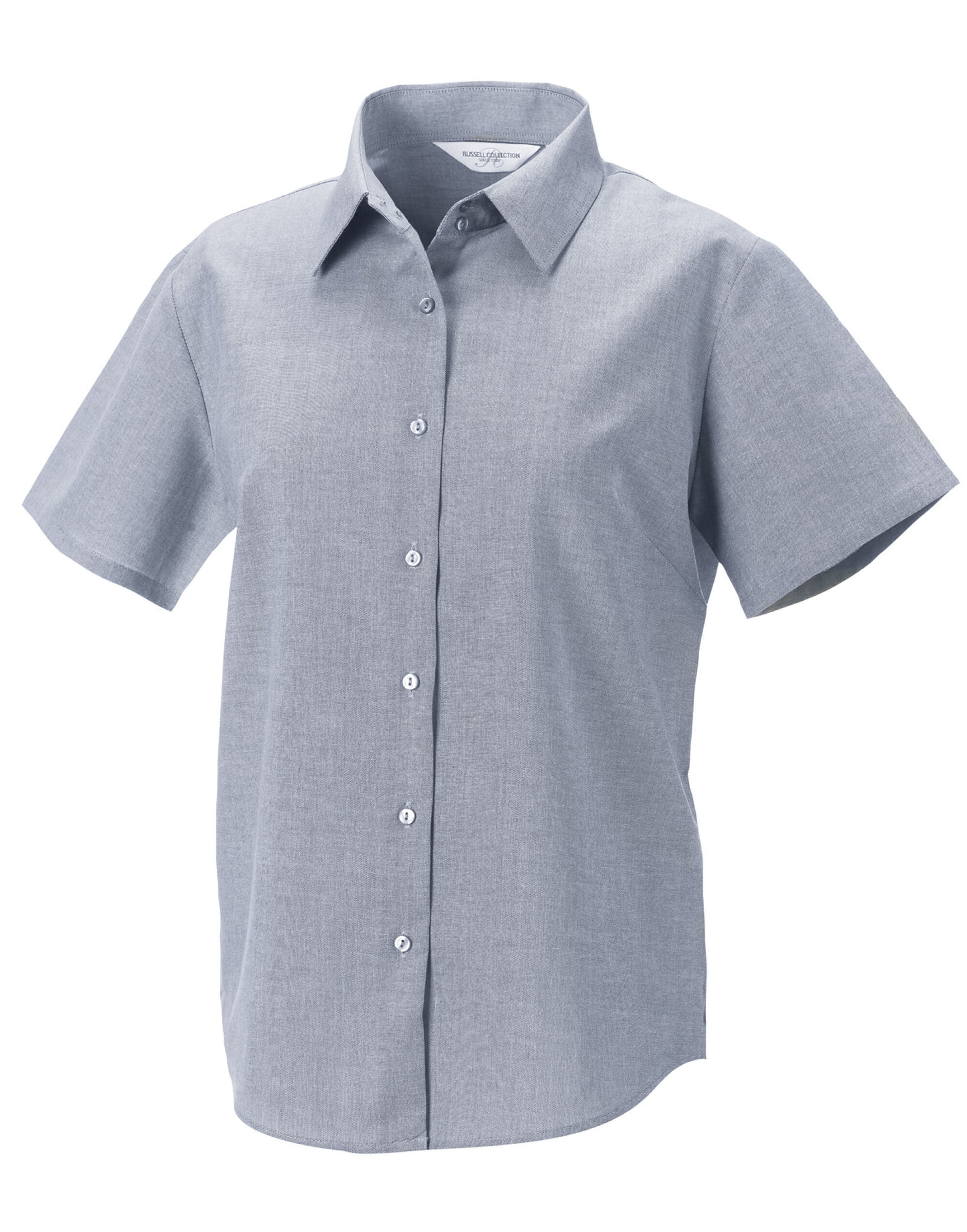 Ladies' S/Sleeve Oxford Shirt