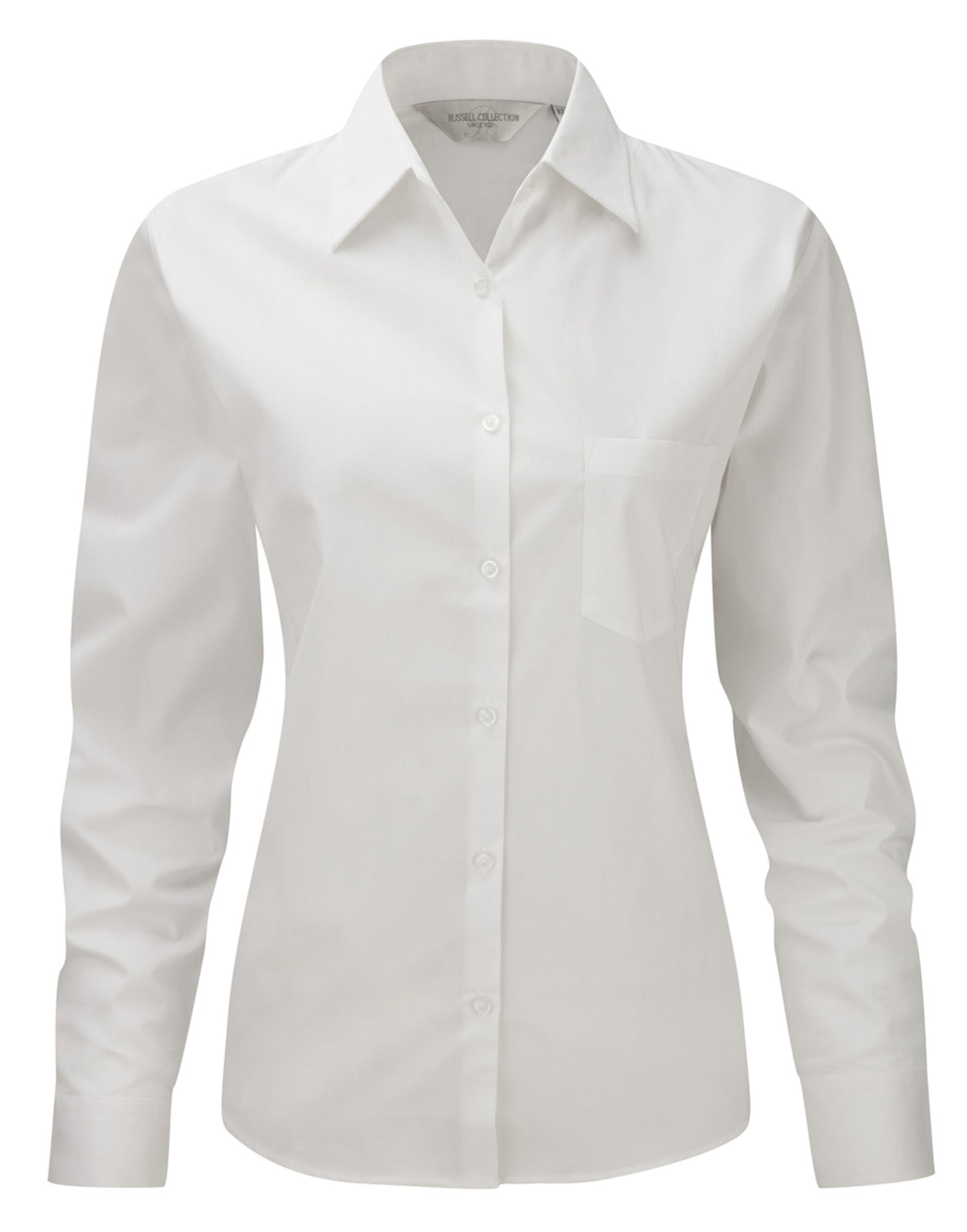 Ladies' L/Sleeve Poplin Shirt