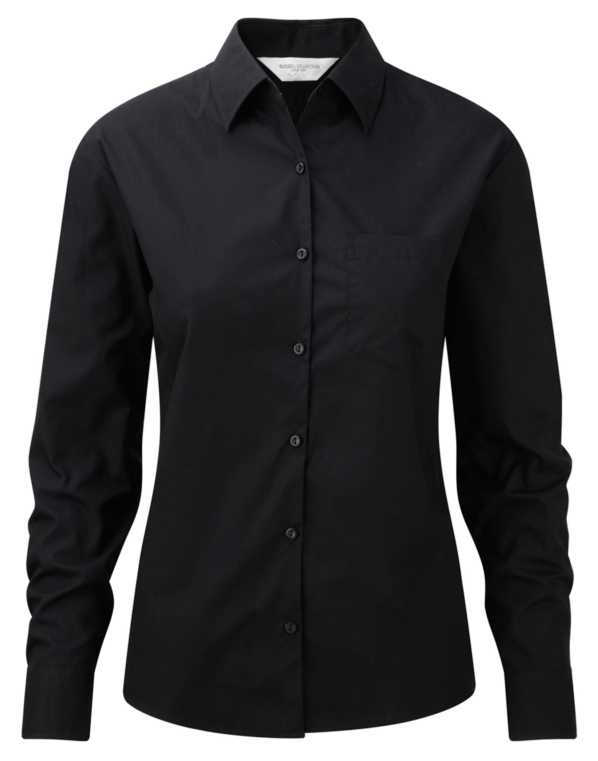 Ladies' L/Sleeve Poplin Shirt