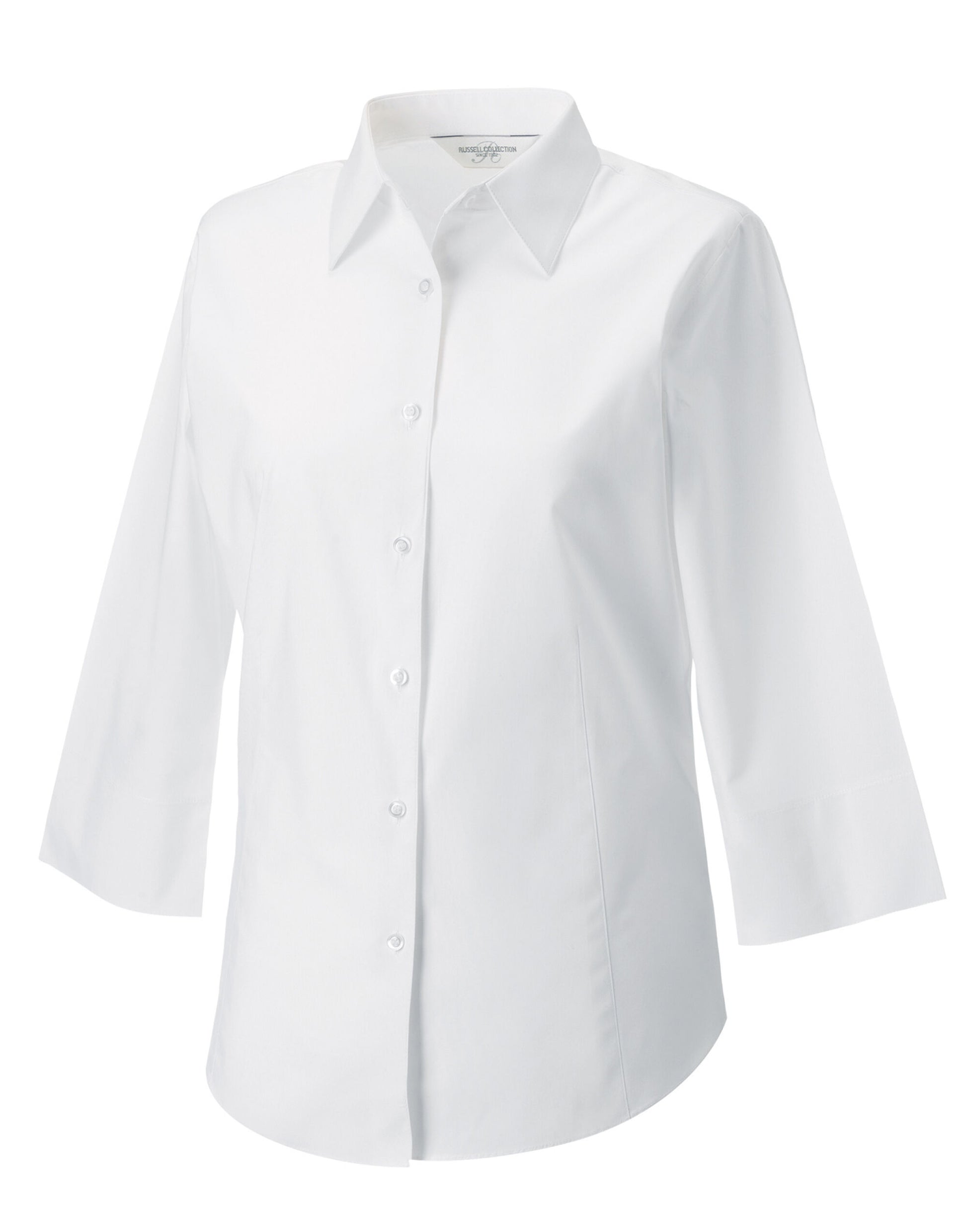 Ladies' 3/4 Sleeve Fitted Stretch Shirt