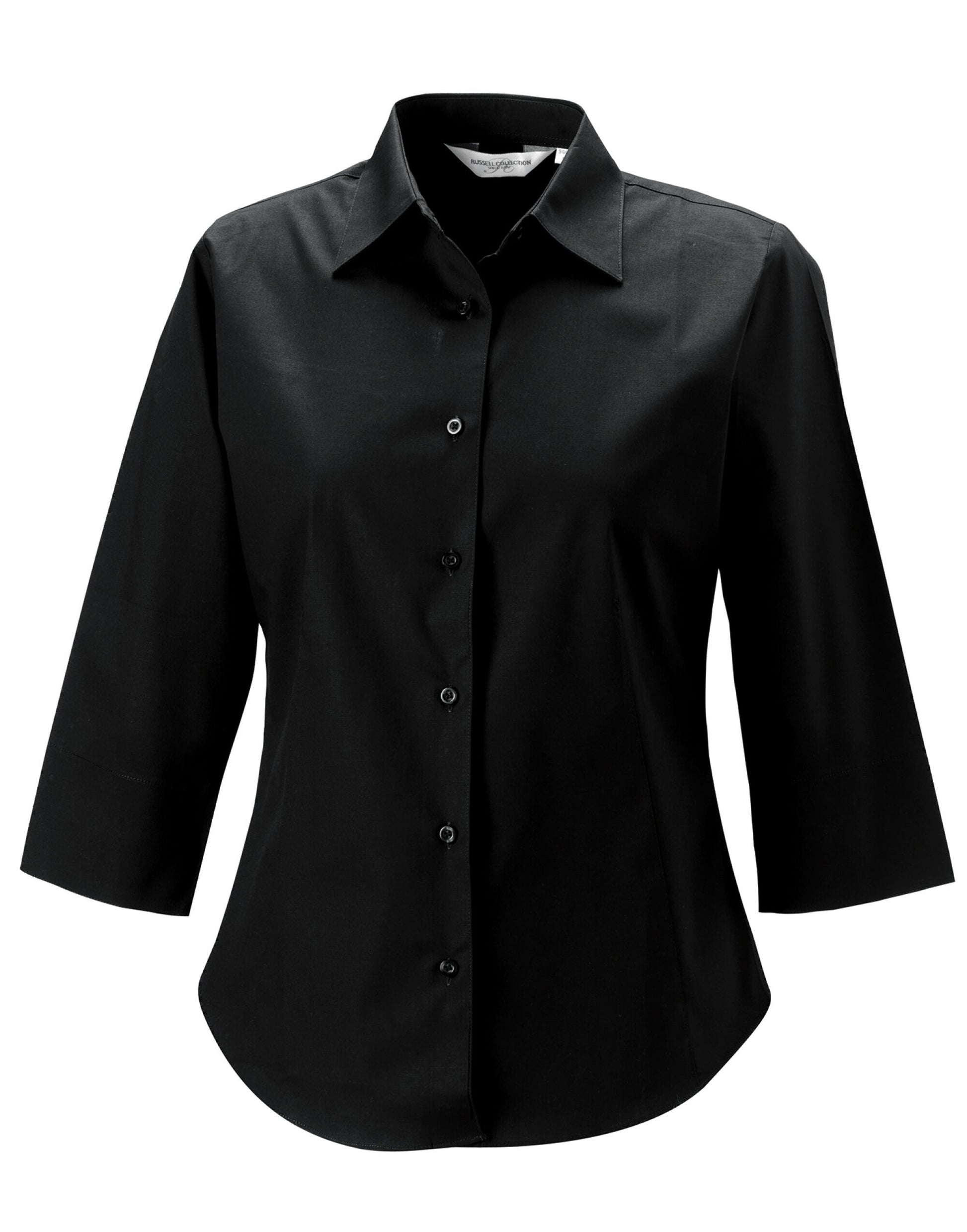 Ladies' 3/4 Sleeve Fitted Stretch Shirt