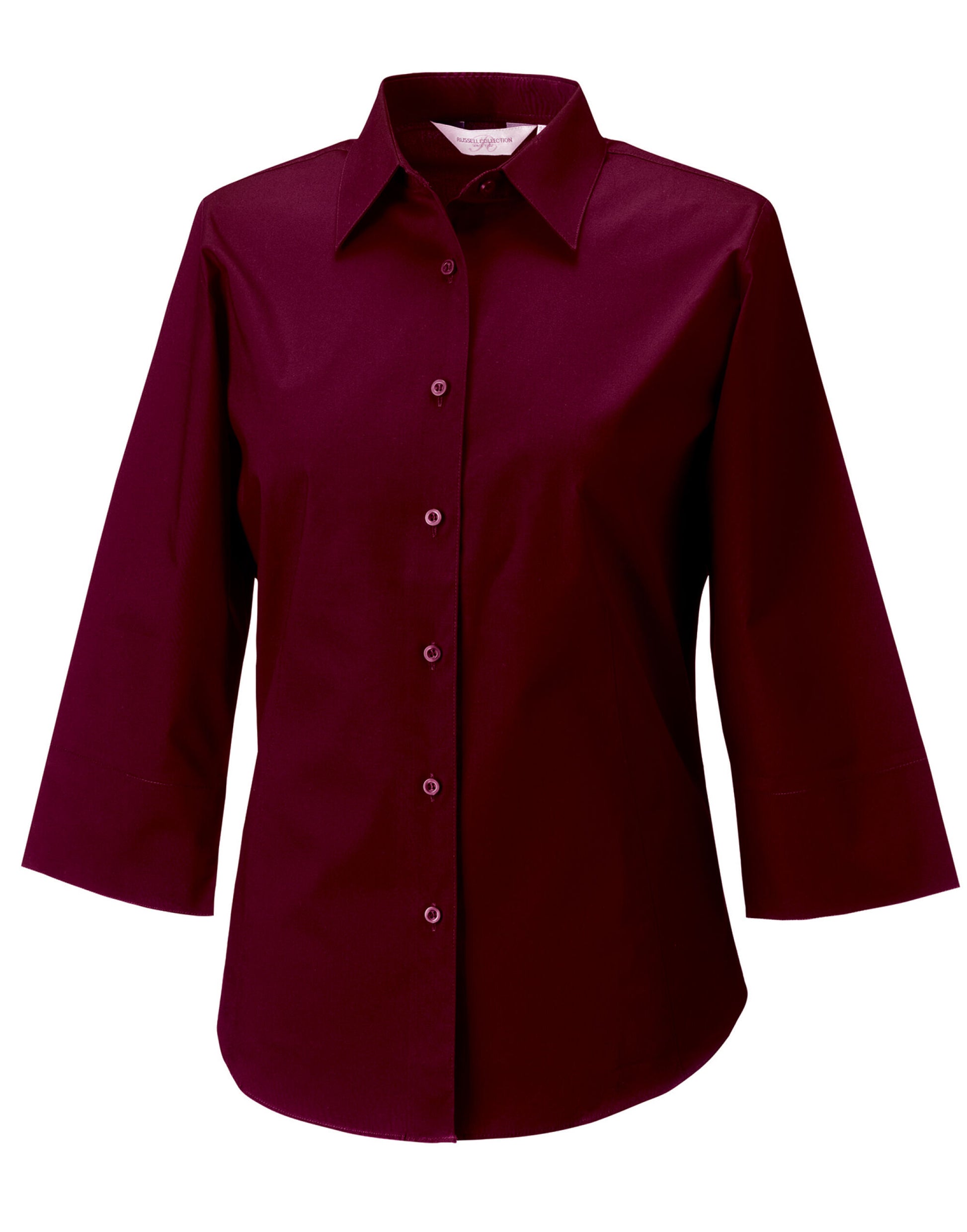 Ladies' 3/4 Sleeve Fitted Stretch Shirt