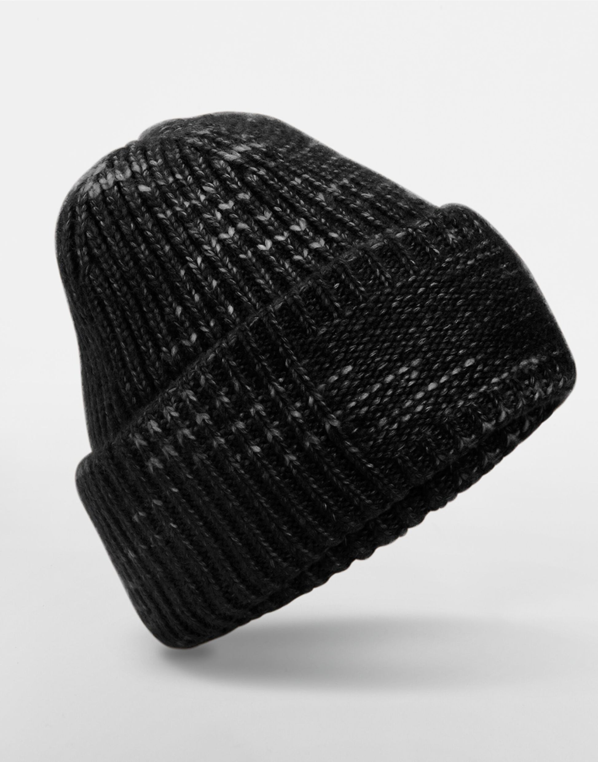 Chunky Knitted Patch Beanie