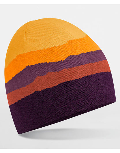 Mountain Peaks Pull On Beanie