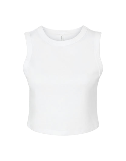Women's Micro Rib Muscle Crop Tank