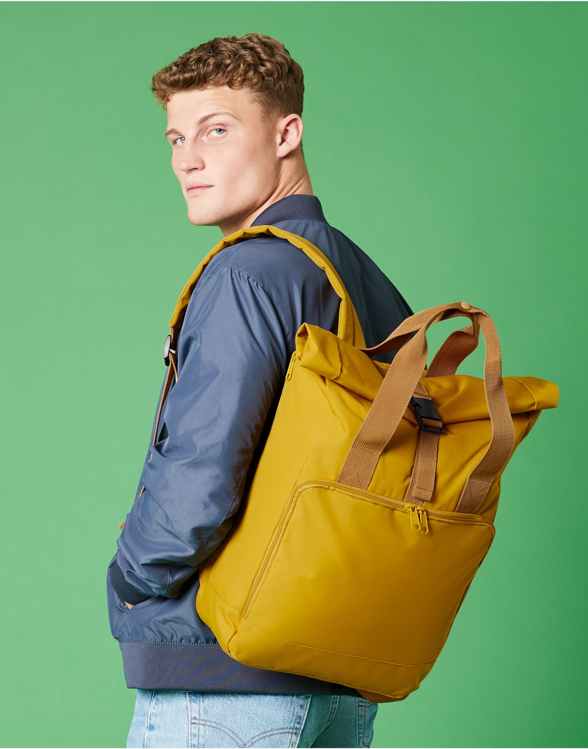 Recycled Roll-Top Laptop Backpack