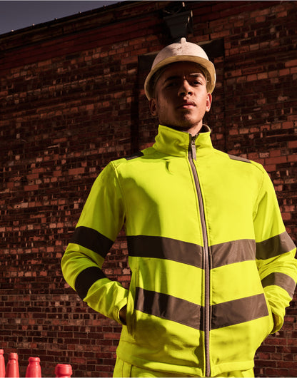 Hi-Vis Pro Contract Ablaze Softshell