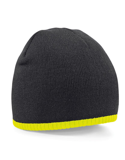 Two-Tone Pull On Beanie