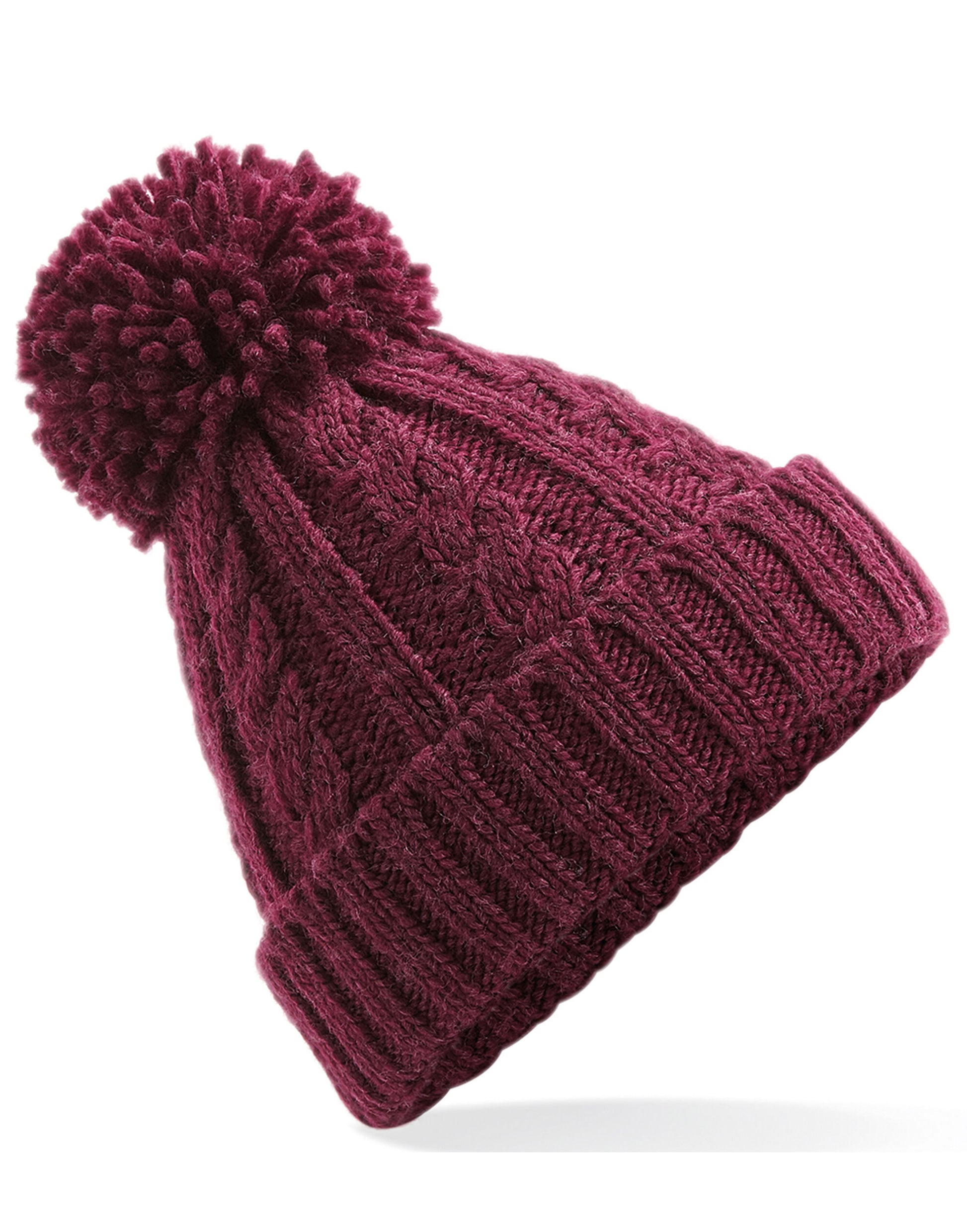 Cable Knit Melange Beanie