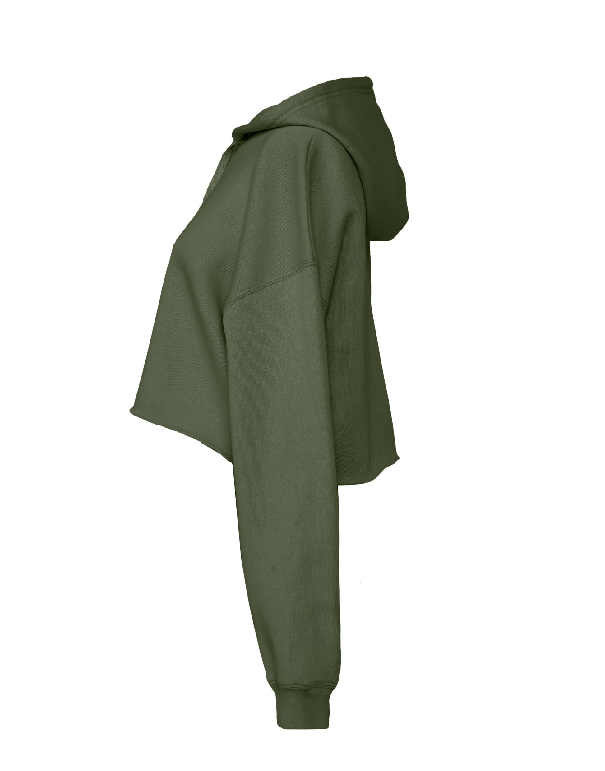 Women's Cropped Fleece Hoodie