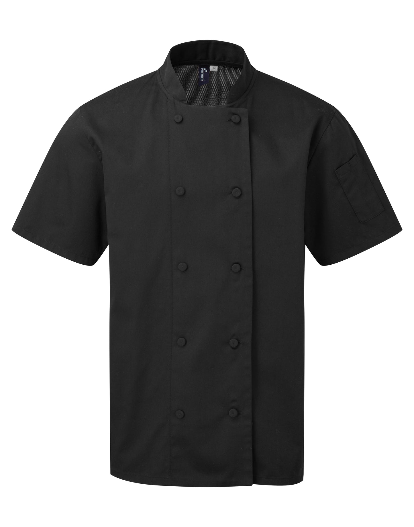 PR902 - Chefs Coolchecker Short Sleeve Jacket