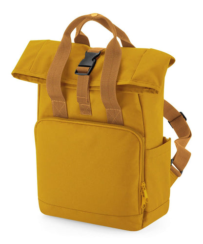 BG18S - Recycled mini twin handle roll-top backpack